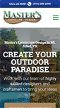 Mobile Screenshot of masterslandscapedesign.com